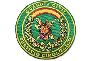 TACRO Parche Servicio Cinologico de la Guardia Civil pega gran Adherencia (Pega Térmica)