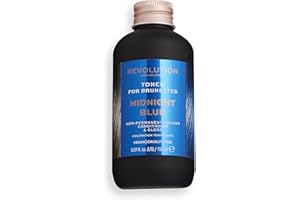 Revolution Haircare London, Tones For Brunettes, Tons pour Les Brunes, Midnight Blue, 150ml