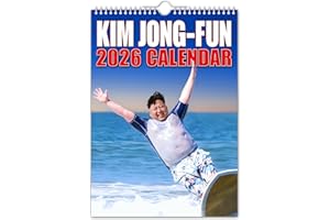 The Calendar King // Kim Jong-Fun - Calendario de pared 2026 (a todo color, tamaño A4)