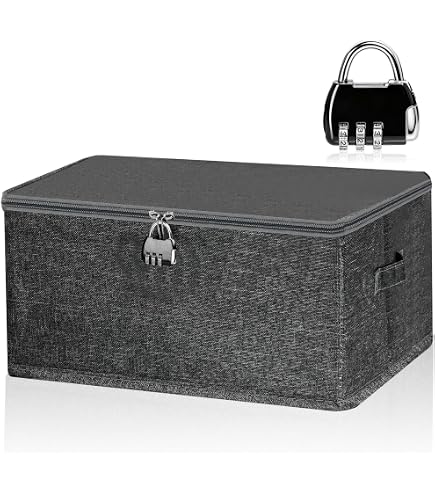 Kühlschrank-Schloss-Box, Organizer von abschließbaren Aufbewahrungsbehältern, transparent für die sichere Aufbewahrung von Medikamenten, große abschließbare Box, Lebensmittelaufbewahrung Küche, Haushalt & Wohnen