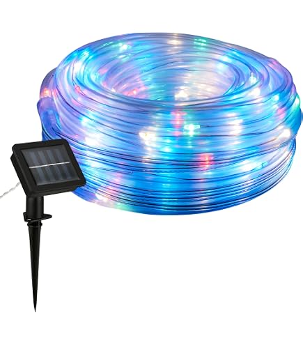 EASYmaxx LED-Lichtschlauch 5m – Batteriebetrieben, Transparent – Für Stimmung & Deko