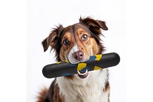 Goughnuts Large Water Stick – Floating Dog Toys for Water Fetch, Interactive Heavy Duty Dog Pool Toy for Aggressive Chewers, Big and Large Dogs 60+ lbs, Natural Reinforced Rubber Float, USA Made