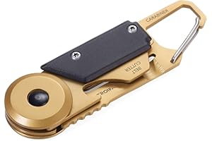 TROIKA Unisex - Adulti Egon Mini Utensile Oro/Nero 86 x 25 x 10 mm