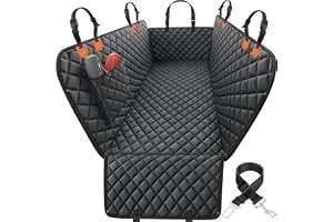 URPOWER Dog Seat Cover Car Seat Cover for Pets 100% Waterproof Pet Seat Cover Hammock 600D Heavy Duty Scratch Proof Nonslip Durable Soft Pet Back Seat Covers for Cars Trucks and SUVs