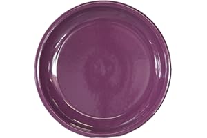 Hentschke Keramik Soucoupe à Pot de Fleur Fuchsia Ø 30 x 4 cm - étanche - Aire d'accueil Ø 24 cm - Forme 099.030.36 - grès ceramique résistant au Gel - La qualité de