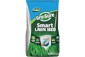 WESTLAND Gro-Sure Aqua Gel Coated Smart Grass Lawn Seed, 250m2 (10 kg)
