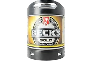 ‎PERFECTDRAFT Perfectdraft Fässer - Bier passend für Zapfanlage für Zuhause. Inklusive 5 Euro Pfand (Beck's Gold)