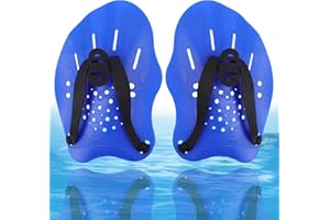 SINRAD Palette Nuoto,Paletta Da Allenamento Con Cinghie Regolabili,Pagaia Da Nuoto Unisex Per Nuoto