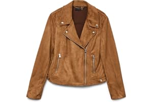 VERO MODA dam Vmjose Short Faux Suede Jacka Noos Bikerjacka