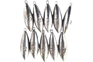 BZS Beach Bomb (10 Pack) Peso de Pesca en el mar Peso del mar 1oz, 2oz, 3oz, 4oz, 5oz o 6oz