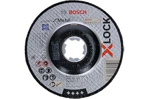 BOSCH ACCESORIOS - Bosch Professional Expert - Disco de corte acodado (para metales, X-LOCK, Ø125 mm, diámetro del orificio: 22,23 mm, grosor:2,5 mm)