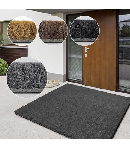 Zerbino In Fibra Di Cocco Naturale - Antiscivolo 100x120cm - Spessore 17mm - Per Interno Casa E Ufficio - Foto 7