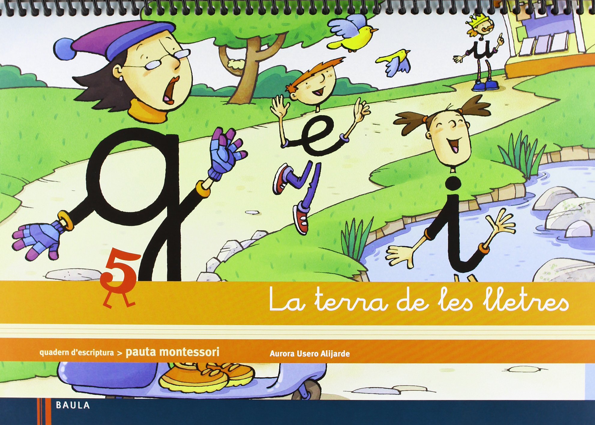 Quadern d'escriptura 5 Infantil La terra de les lletres