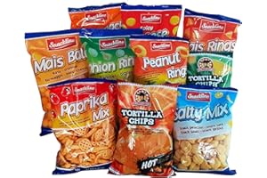 CANDY HOCKENHEIM XXL Snack Box | Party Mix | Knuspriger Knabbermix | Für Filmabende, Feier, Geburtstagsfest, Silvester Party | Neujahr |10 Packungen Knabbergebäck