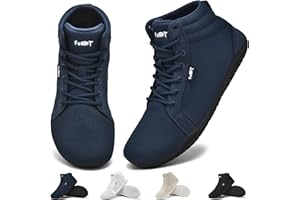 Wizshoe Barefoot Buty Męski Damski Wysokie Podeszwa Uniseks Zero Drop Tenisówki Minimalistyczny Lekki Palce Wygodny Szeroki Chodzenie Sportowy Ścieżka Trekkingowy Antypoślizgowy