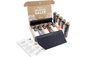 ‎TIMBER TASTE TIMBER TASTE® Gourmet Salt Spices Gift Set for Men and Women - 5 Exquisite Salts from Around the World - Spice Set Gift Birthday Woman - Special Gift for Adults - Salt Spice Set