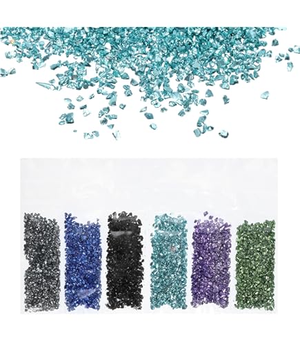 Copeaux De Verre Concassé - éclat Irrégulier à Résiner - Rouge