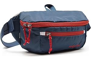 KALGOTEAL Ultraleichte 2,5L Reise-Hüfttasche, große Wasserabweisende Bauchtasche, für Damen und Herren