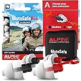 Alpine MotoSafe Pro Gehörschutz Ohrstöpsel Renn- und Touringstöpsel - Verhindern Gehörschäden vom Motorradfahren - Verkehr no