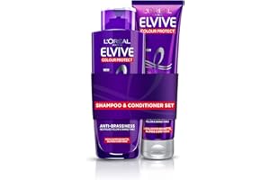 L'OREAL PARIS L'Oreal Elvive Colour Protect Anti-Brassiness Purple Shampoo & Conditioner Set (200ml + 150ml)