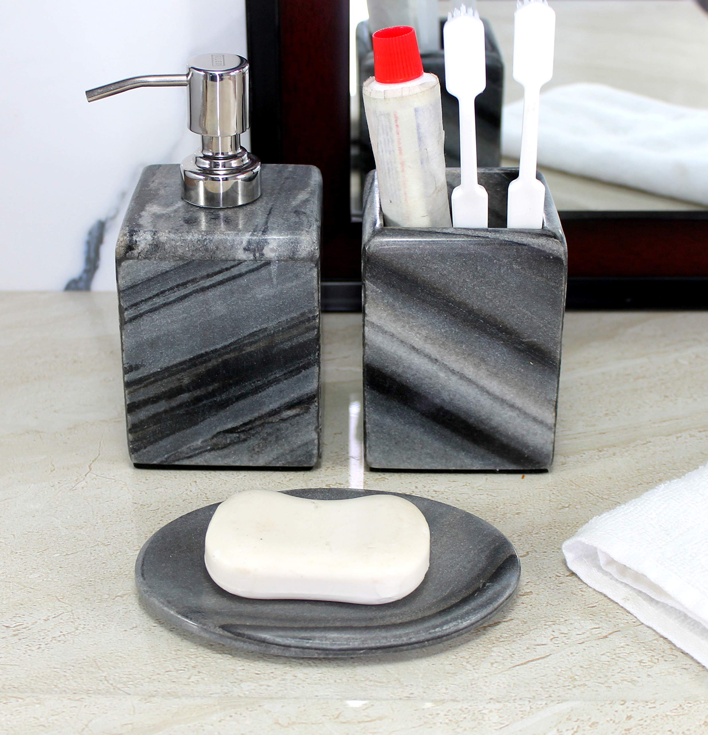 KLEO-Ensemble-daccessoires-pour-salle-de-bains-Ensemble-daccessoires-pour-salle-de-bain-comprenant-distributeur-de-savon-porte-brosse--dentsporte-ustensiles-et-porte-savon-en-pierre-naturelle