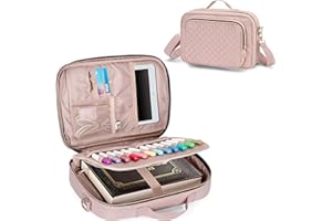 Teamoy Custodia per Bibbia, Custodia per Bibbia con Maniglia e Tracolla Staccabile, Borsa per Bibbia con Cerniera di Grandi Dimensioni Elegante Multifunzionale,Rosa