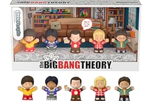 LITTLE PEOPLE COLLECTOR LittlePeople Collector - The Big Bang Theory, set in edizione speciale da collezione con i 5 personaggi della serie e confezione decorativa, giocattolo per collezionisti, 13+ anni, HYT47