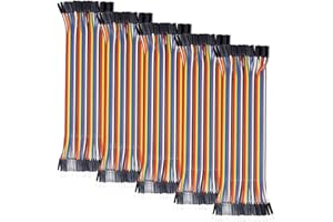 AZDelivery 5 x Jumper Wire Cable Cavo F2M female to male compatibile con Arduino incluso un E-Book!