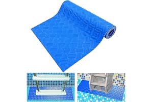 Bekeify Alfombrilla Antideslizante para Escaleras de Piscina 23×90cm PVC Alfombrilla Escalera Piscina con Textura Antideslizante Alfombrilla Antideslizante Piscina para Zona Húmeda Interior y Exterior