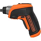 Black+Decker Rapid Screwdriver 3.6V Cordless with Bits and Storage Case ...