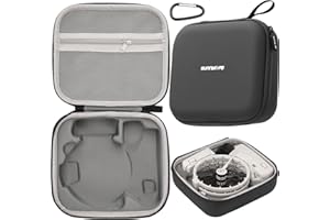 Honbobo Drone Étui Sac pour DJI Flip, Étui de Voyage Rigide Étui de Protection pour DJI Flip (Black)