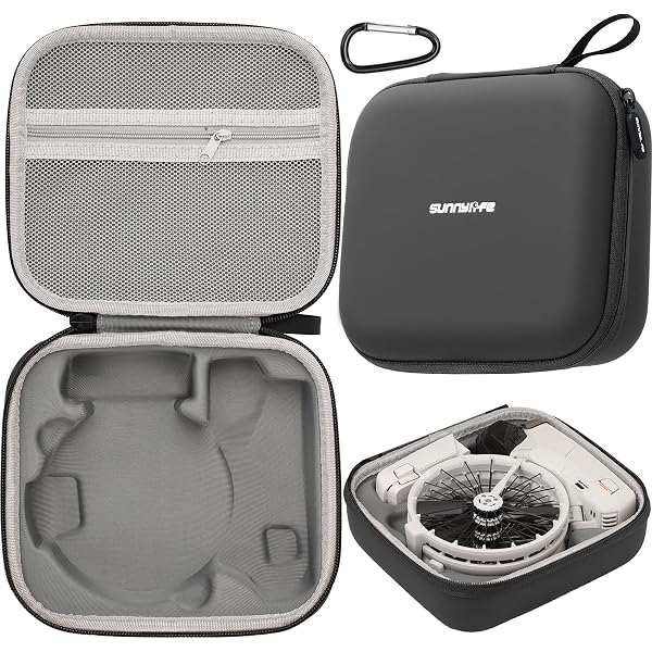 Hesupy Etui Transport DJI Flip | Housse Rigide EVA Étanche Pour Drone Et Accessoires - Noir