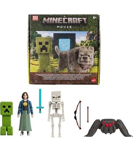 Minecraft- Earth Boost Confezione con 2 Mini Personaggi con Chip NFC