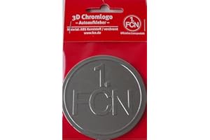 1. FC Nürnberg 3D Auto CHROMLOGO Chrom Logo 1. FCN