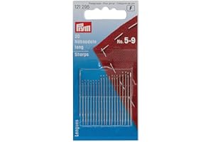 Prym Pym Steel Assortid (Taille 5-9) Aigneles de Couture - 1 unité, Silver
