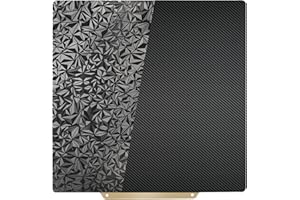 Nssnlur Piatto di PEO PET liscia 310x310mm, Piastra di costruzione PEO PET Piattaforma in Acciaio Flessibile Stampante 3D per Artillery Sidewinder X1/X2, per Creality CR10/CR10S, per QIDI Plus 4