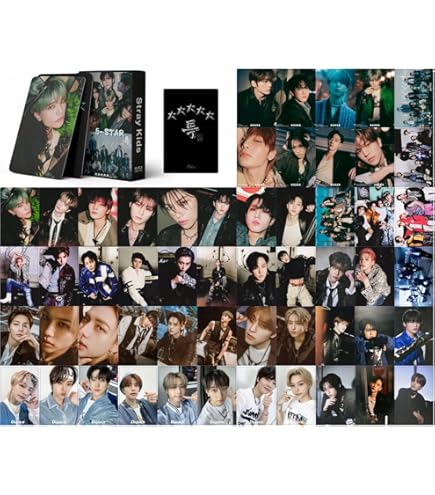 Stray Kids Photocard 54Pcs,Kpop Stray Kids Lomo Cards, StrayKids Merchandise,Stray Kids Mini Picture Cards StrayKids Album Cards,Stray Kids Photo Cards Set (D - View #6