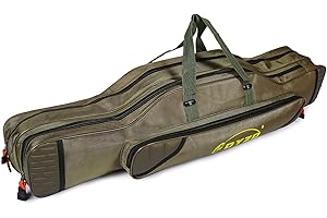 Sport Tent-Allround Rutentasche Rutenfutteral Angeltasche Angelkoffer 2-4 Fächer Verschiedene Längen