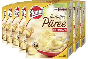 Pfanni Kartoffel Püree Das Herzhafte für ein leckeres Kartoffelgericht mit 100% deutschen Kartoffeln 7x 243g