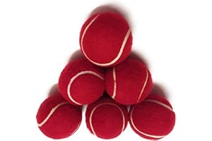 Kalindri Sports Premium Balle de Tennis de Cricket Lourde - Paquet de 6