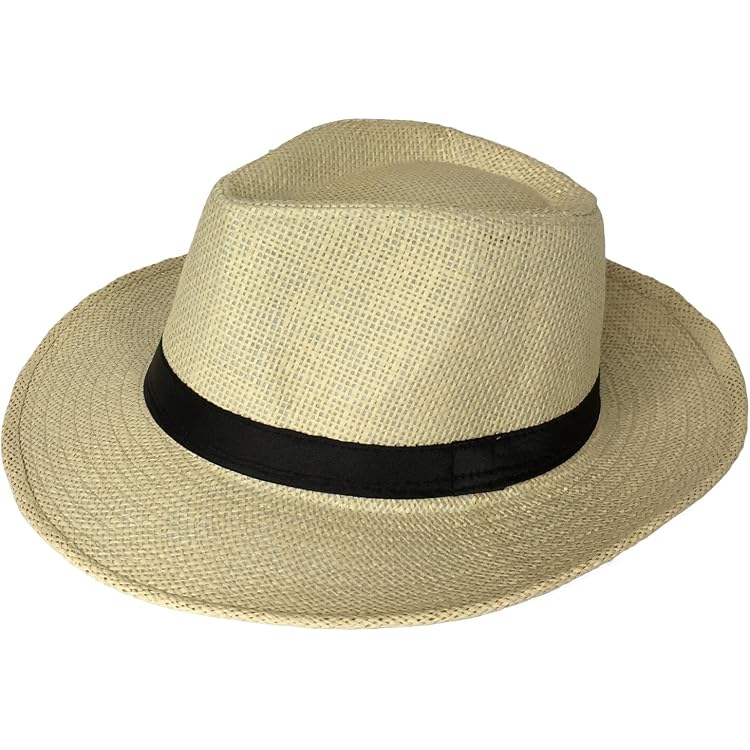 Chapeau Panama Pliable En Paille - Large Bord 56-58 Cm - Homme Femme été Plage Jardin
