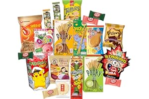 BOXTASY Asiatische Süßigkeiten Box Snacks Candy Jelly Chips Cracker aus Thailand Taiwan Japan Korea China Philippinen mit über 30 Teilen Geschenk-Box Probierset Probierpaket