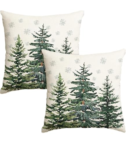 Artoid Mode Dennenboom Sneeuwvlok Kersttafelloper, Seizoensgebonden Winter Vrolijke Kerstmis Keuken Eettafeldecoratie voor Huisfeestdecor 40x140 cm