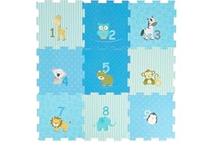 Bieco Alfombra Puzzle beber Acolchada | Alfombra Suelo Bebé Puzzle Acolchado Grande | Suelo Bebé Goma EVA | Alfombra Infantil