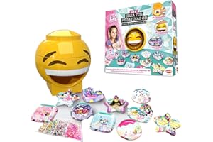 Bizak Sticker-MakerCrea tus pegatinas 3D, divertida máquina para crear pegatinas, stickers, con fondos y gemas para pegar donde quieran, regalo para niñas y niños de más de 6 años, (63332665)
