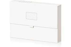 JiaWei Teczka z Przegródkami, format A4, 13 przegródek Format A4, organizer z pokrywką magnetyczną, etykiety, Harmonijkowa teczka dokumenty, z bardzo mocnego kartonu o gramaturze 2250 g/m², Biały