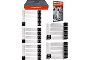 AZDelivery 25 x DS18B20 Cyfrowy Czujnik Temperatury TO92-55°C - +125°C kompatybilny z Arduino i Raspberry Pi, w tym E-Book!