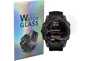 Szkło hartowane do Garmin Fenix 7/7 Solar / 7 Sapphire Solar [zestaw 2] folia ochronna do zegarka Phonillico®