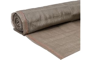 WERKA PRO Brise vue jardin - Brise vue occultant - Rouleau Brise vue - WerkaPro 10824 - Brise Vue Renforcé Taupe - Tissage renforcé de 150gr/m2 - Rouleau de 1,5 m x 10 m - En polyéthylène