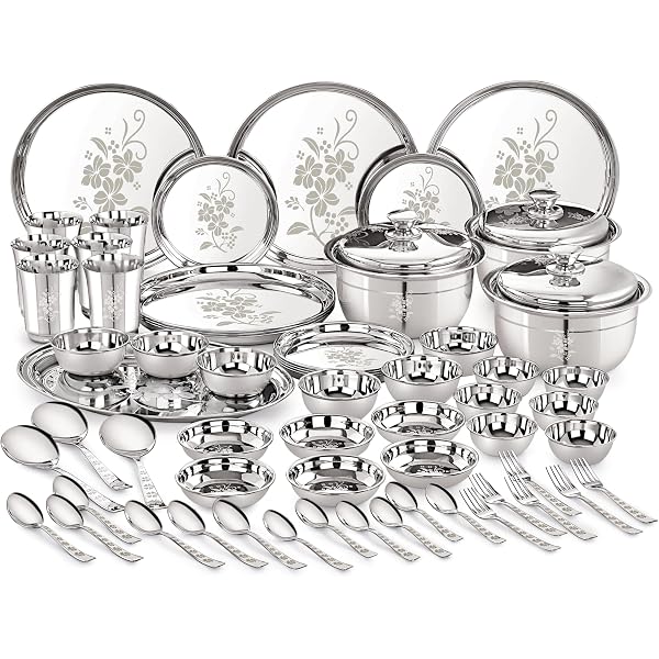 L BUILD -ストライクガンダム ３点オプションセット Neelam Stainless Steel 22 Gauge, 55 Pieces Diamond Touch Dinner